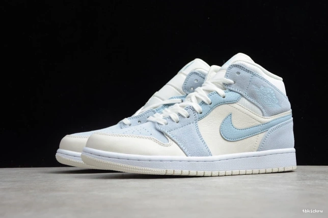 Cheap TBkick Textures 1 Jordan Mixed Air Mid Blue DA4666-100 0808